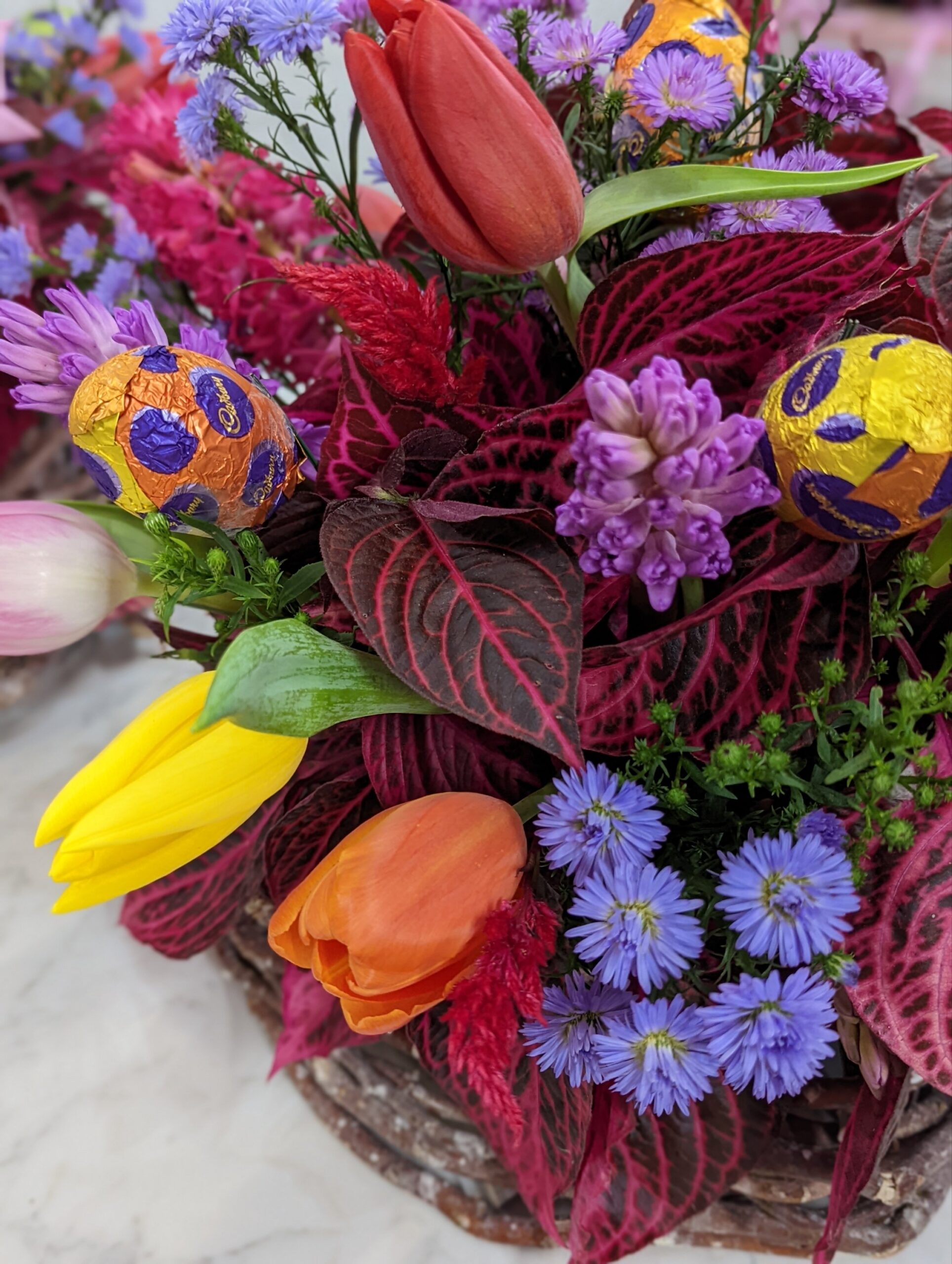 Easter arrangement - florist choice