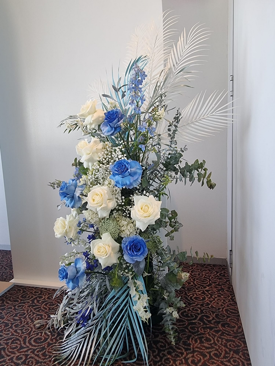 a flower arrangement