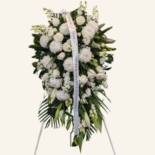 white teardrop funeral tribute sydney