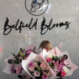 Fresh flower bouquet Sydney mixed seasonal blooms Belfield Blooms