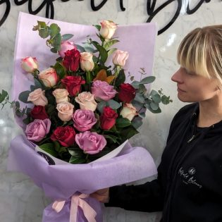 rose graduation bouquet