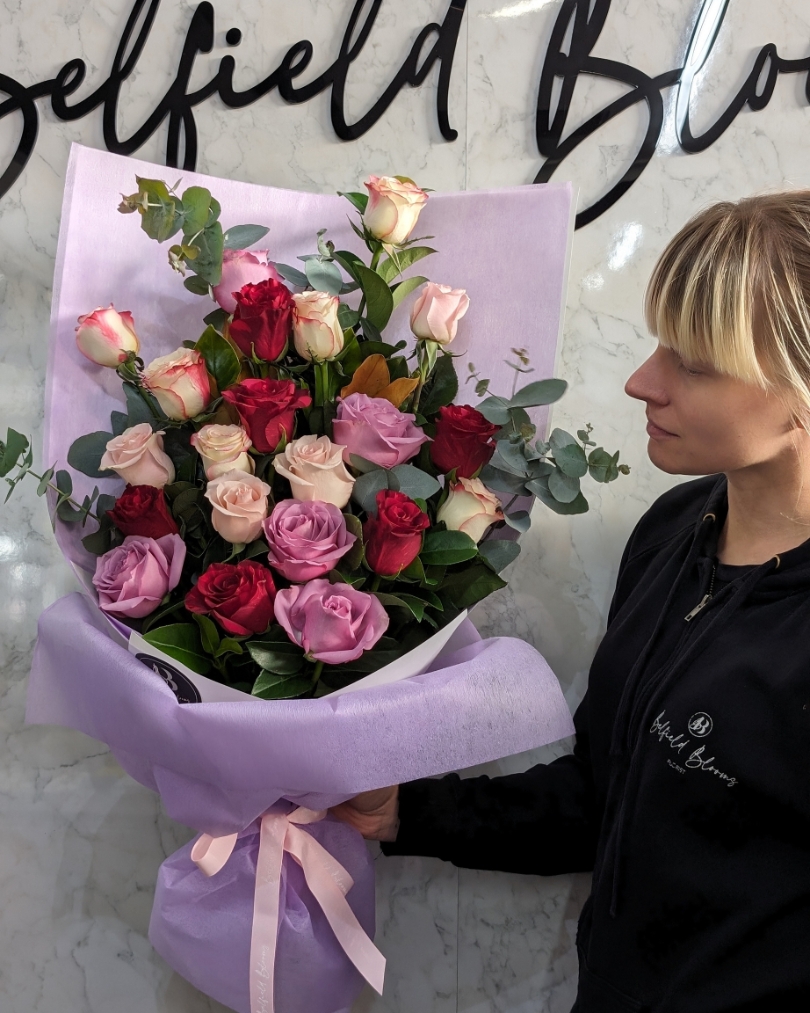 rose graduation bouquet